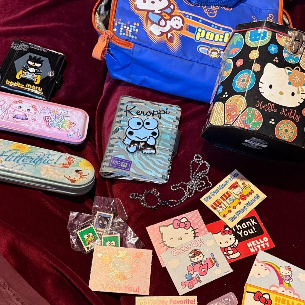 Hello Kitty and Keroppi Accessories lot